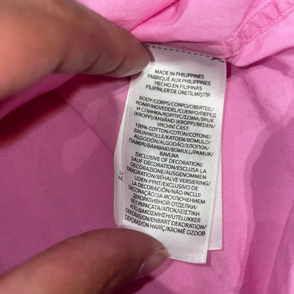 Polo Ralph Lauren Mens XXL Pink Classic Fit Cotton Button Down Shirt Blue Pony